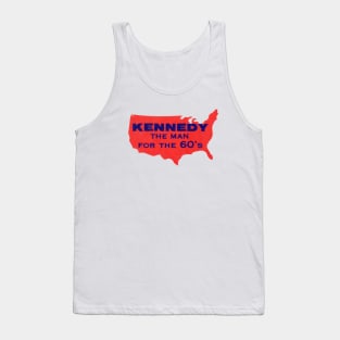 1960 Kennedy, the man for the 1960s Tank Top